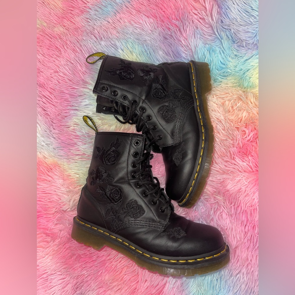 1460 VONDA MONO WOMEN'S FLORAL BOOTS
